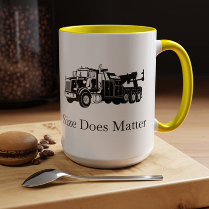 Size Does Matter 2-Tone Coffee Mug
