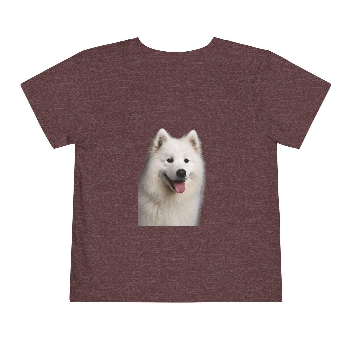 Samoyed Head Toddler Unisex Short Sleeve Crewneck Tee