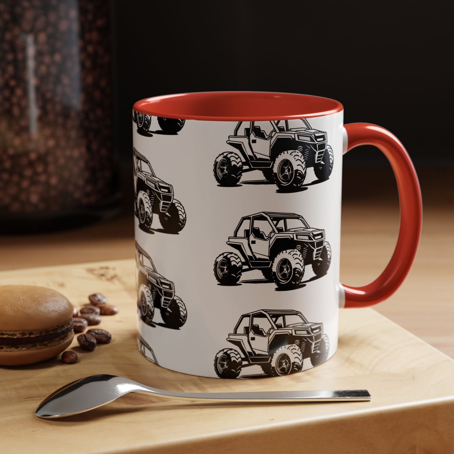Off The Beaten Path Side By Side 2-Tone Coffee Mug