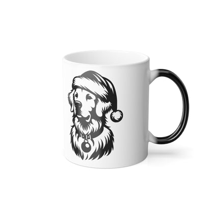 Santa Paws Golden Color Changing Mug