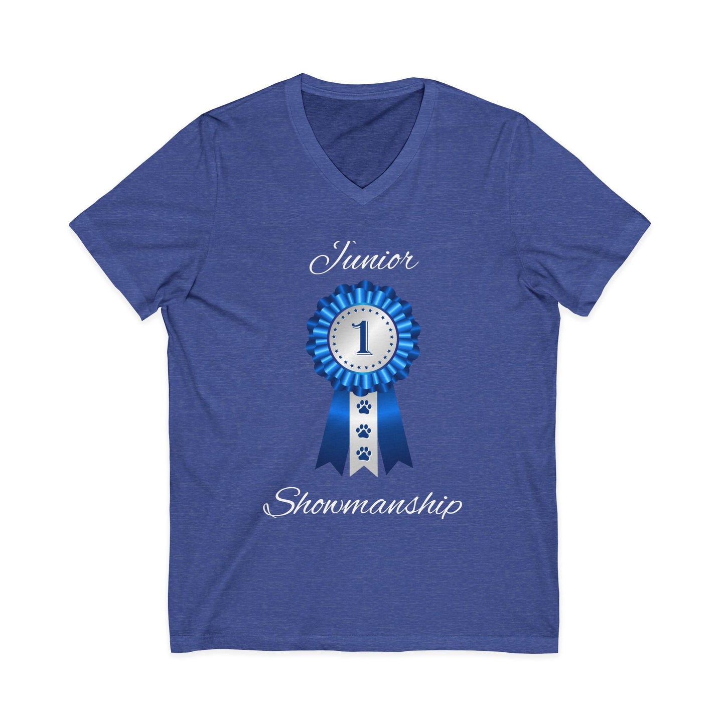 Junior Showmanship Unisex Short Sleeve V-Neck Tee