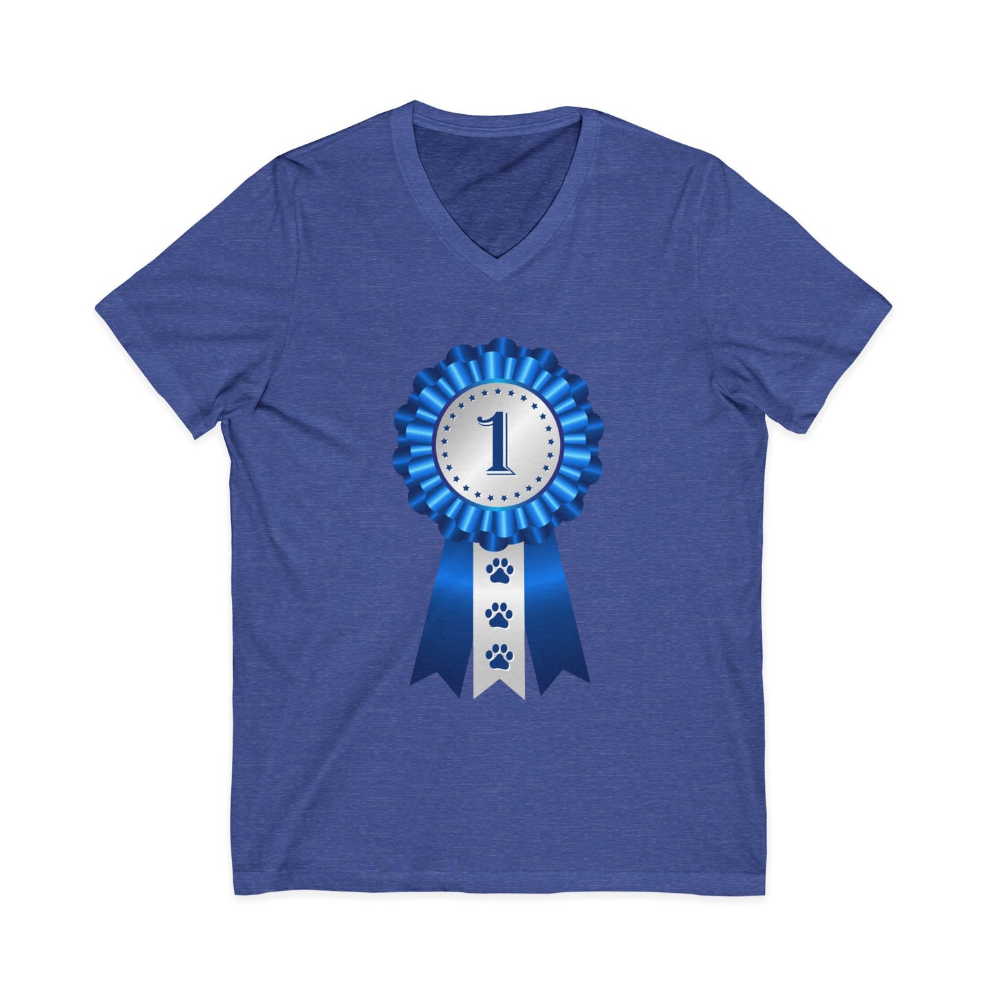 Show Ribbon Unisex Short Sleeve V-Neck Tee