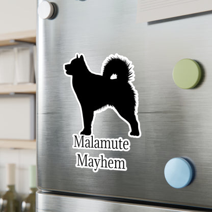Malamute Mayhem Vinyl Decal