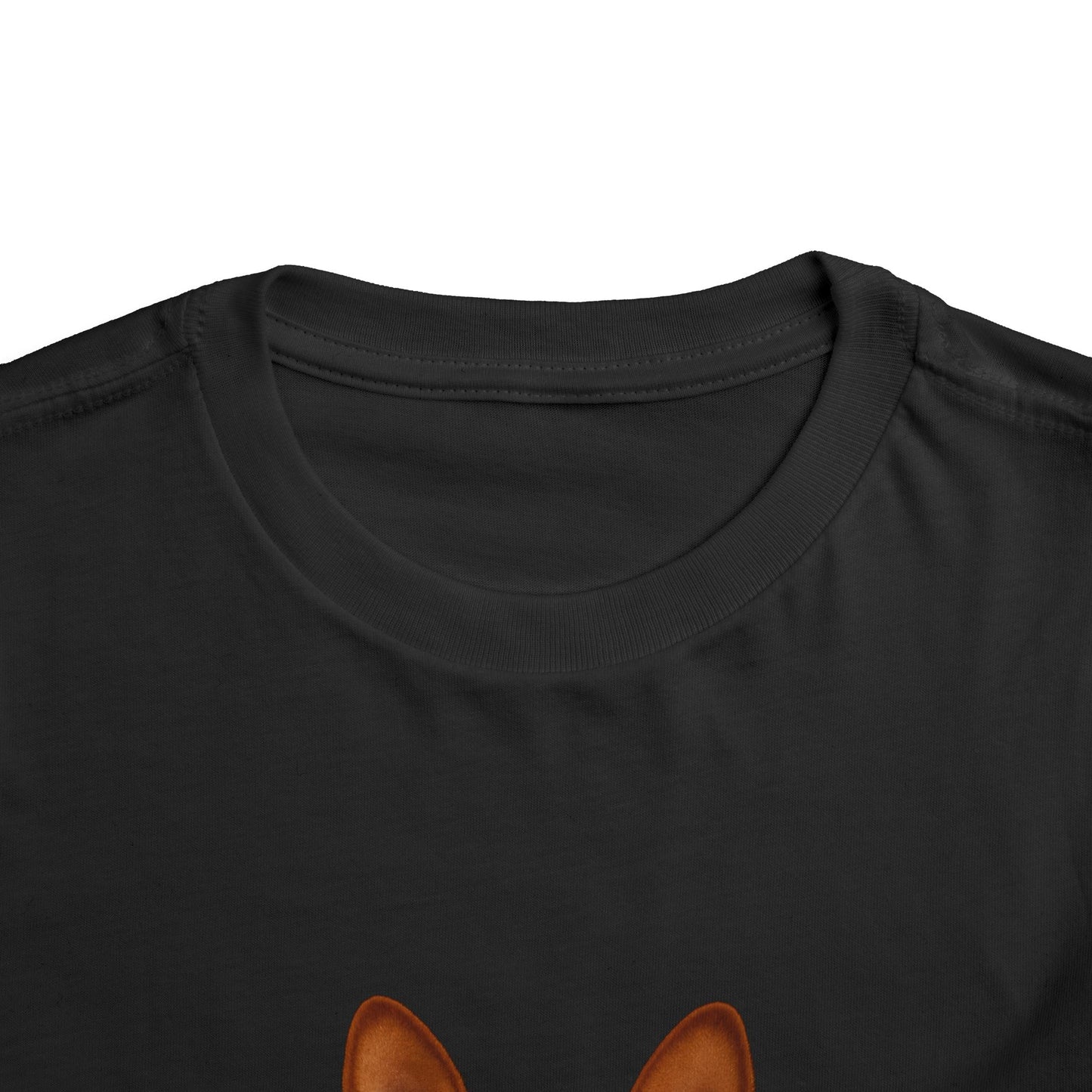 Basenji Head Toddler Unisex Short Sleeve Crewneck Tee
