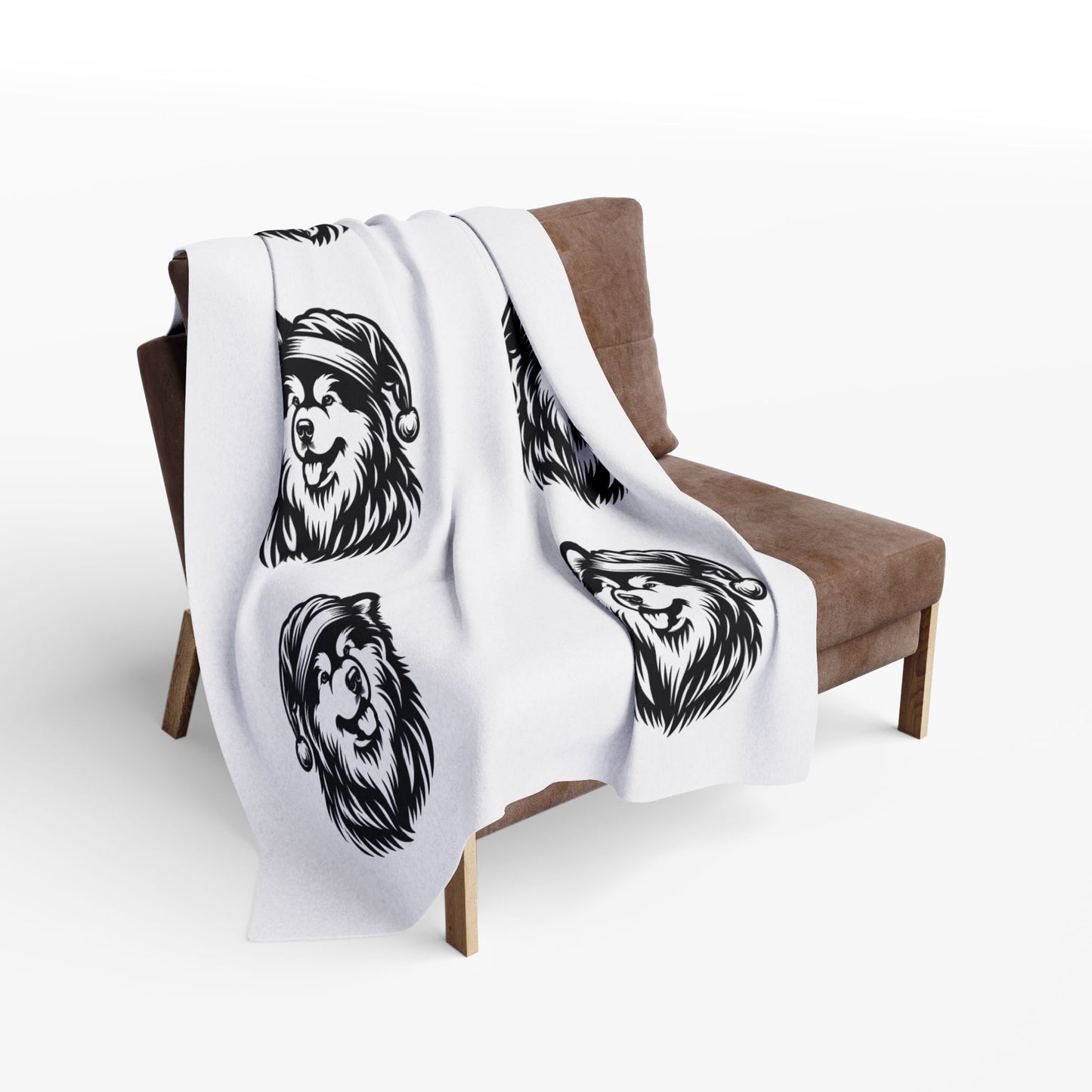 Santa Paws Malamute Arctic Fleece Blanket