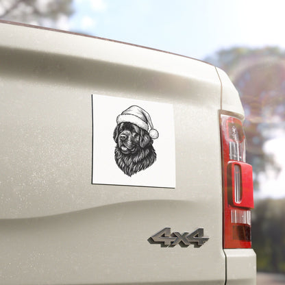 Santa Paws Newfie Indoor/Outdoor Magnet