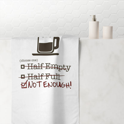 Not Enough Mink-Cotton  Beach Towel