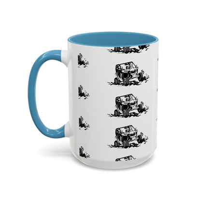 Slingin' Mud Side By Side 2-Tone Coffee Mug