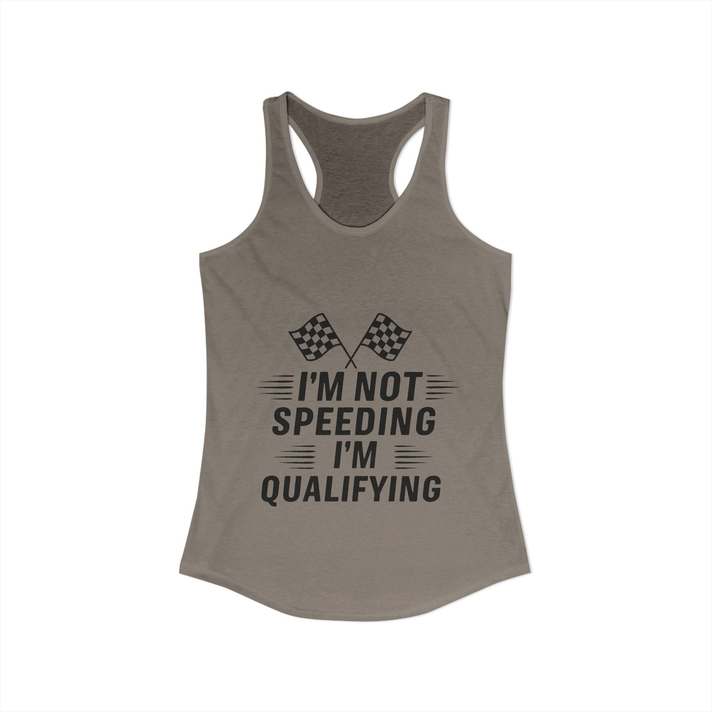 I'm Qualifying Women's Racerback Tank