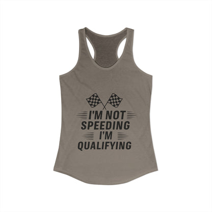I'm Qualifying Women's Racerback Tank