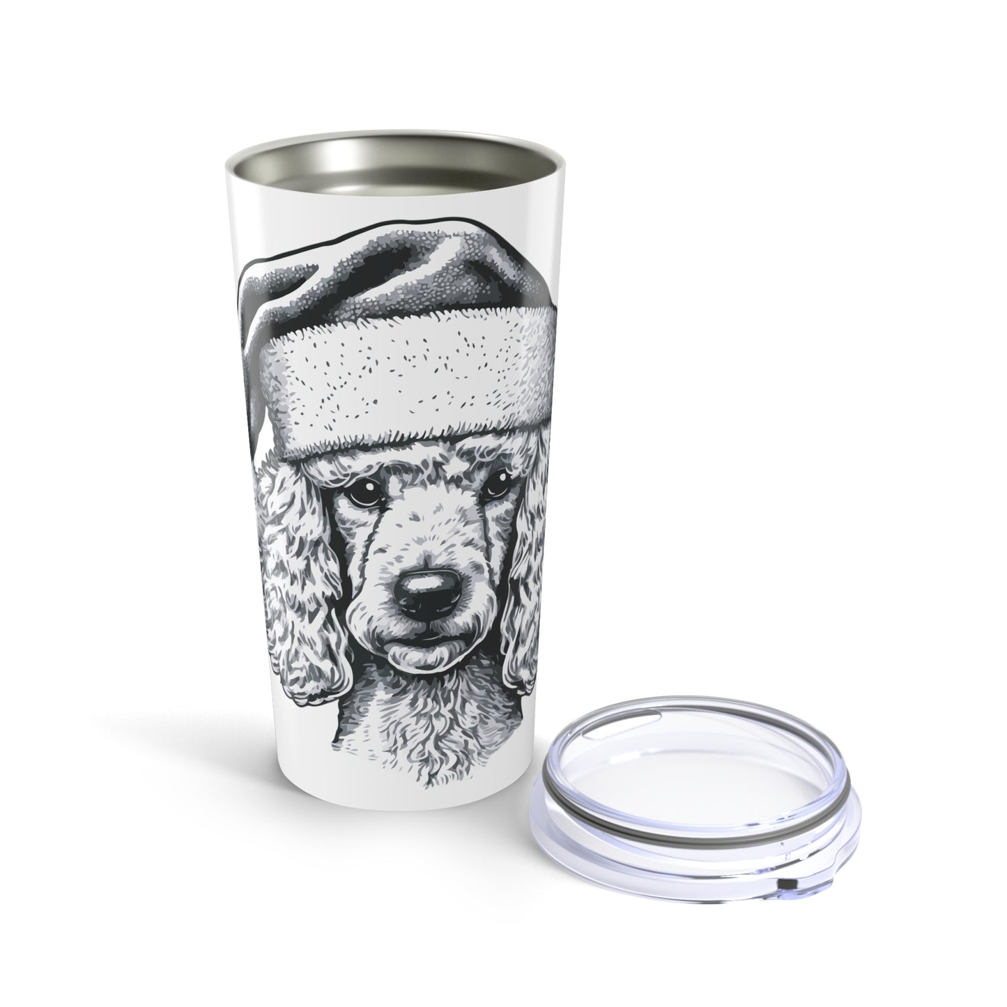 Santa Paws Poodle Tumbler