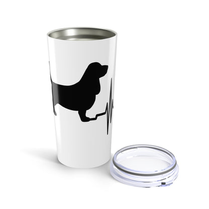 My Heart Beats For Bassets Tumbler