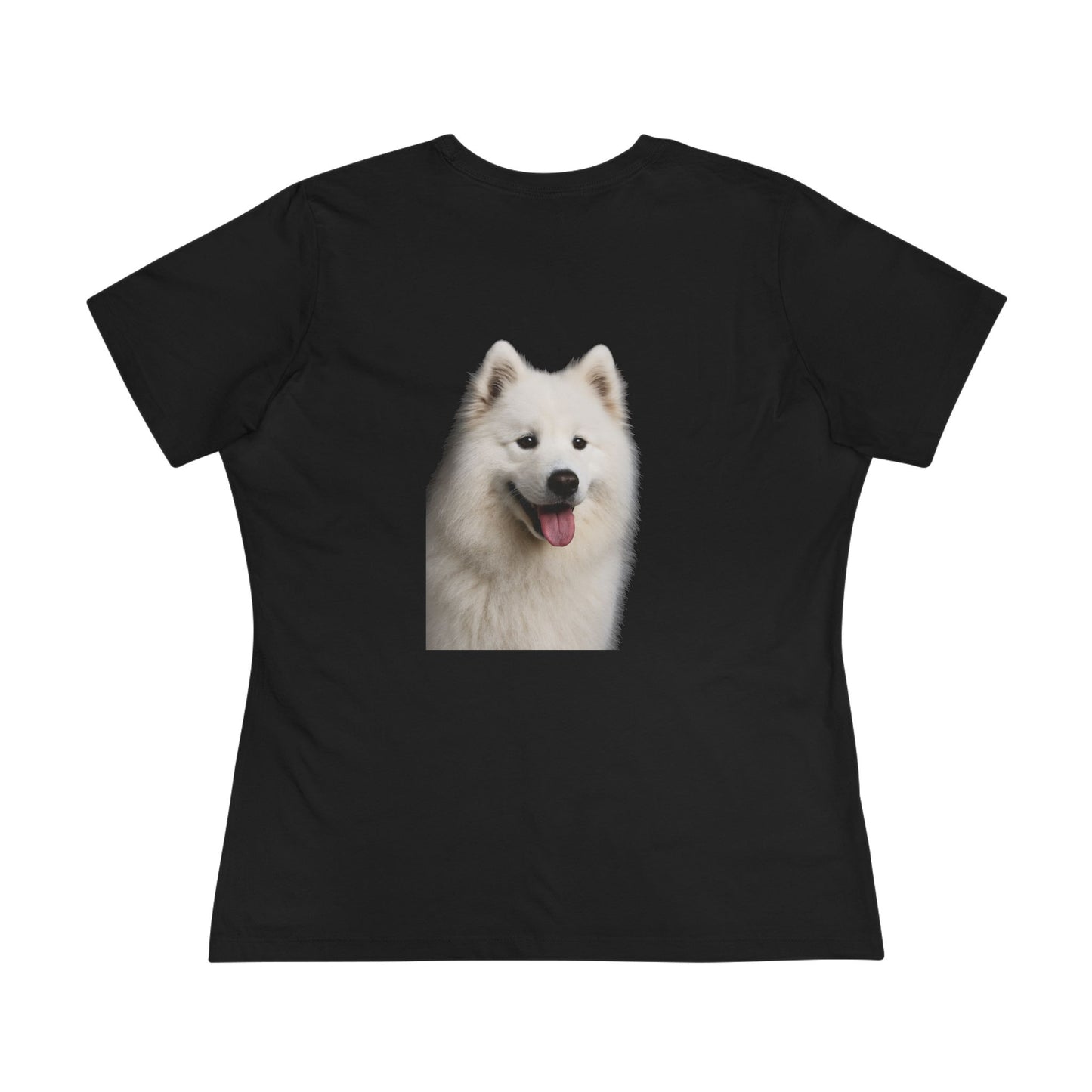 Samoyed Head Women's Short Sleeve Crewneck Tee