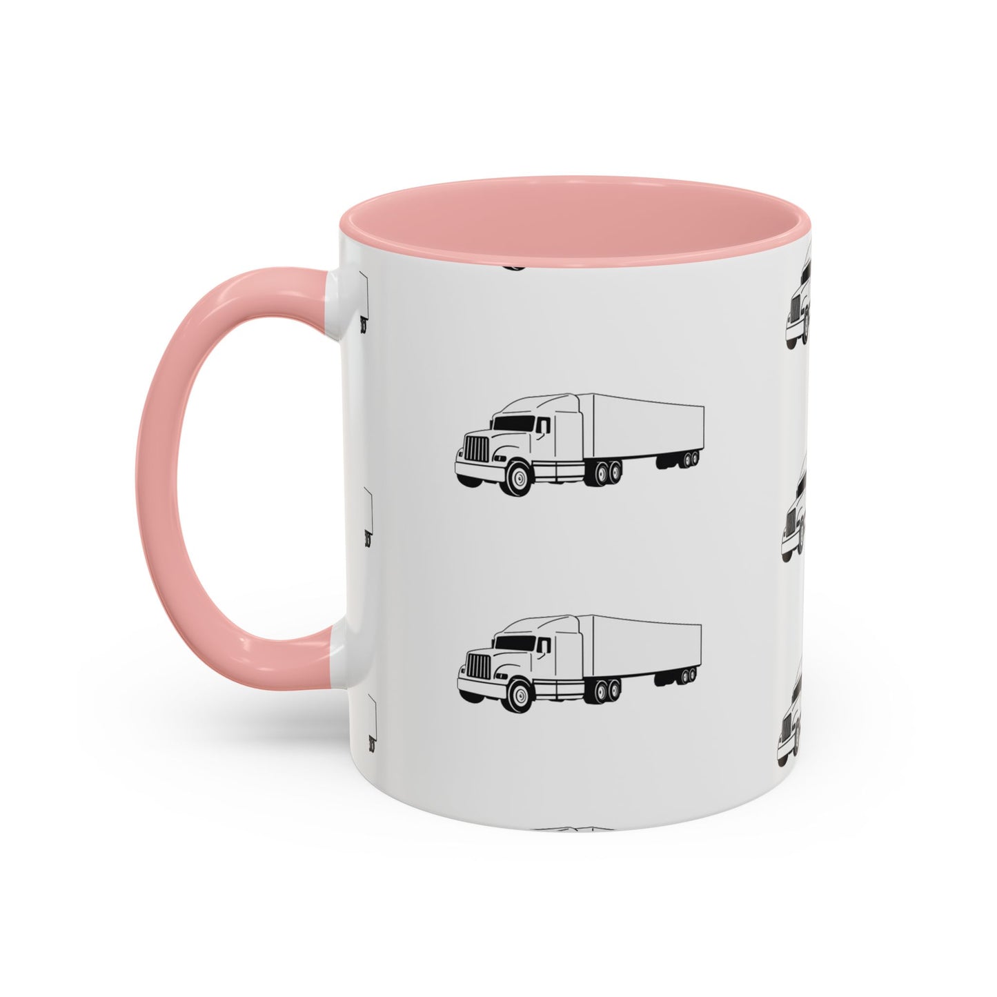 Semi Truck 2-Tone Coffee Mug