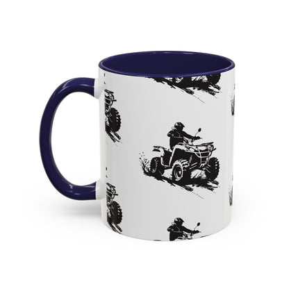 Slingin' Mud Quad 2-Tone Coffee Mug