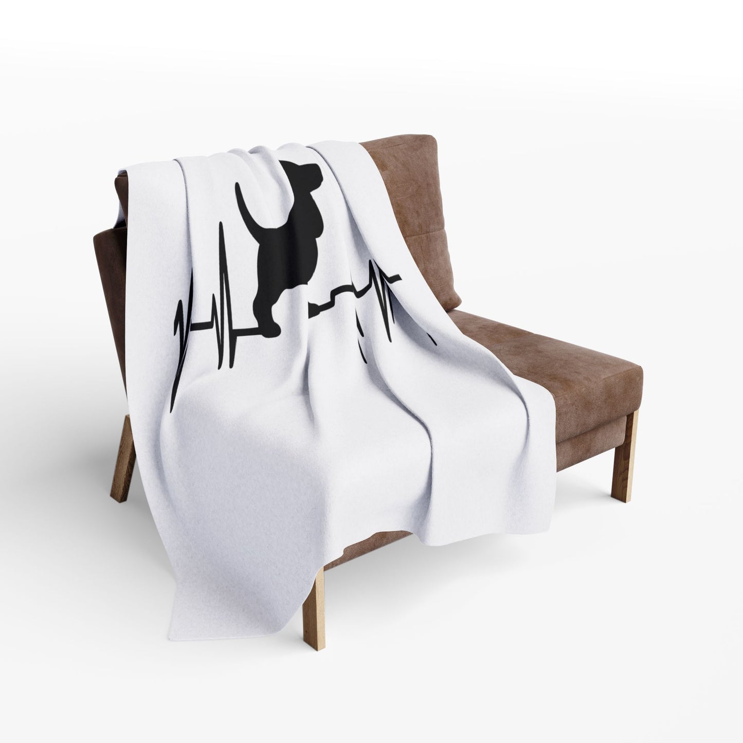 My Heart Beats For Basset Hounds Arctic Fleece Blanket