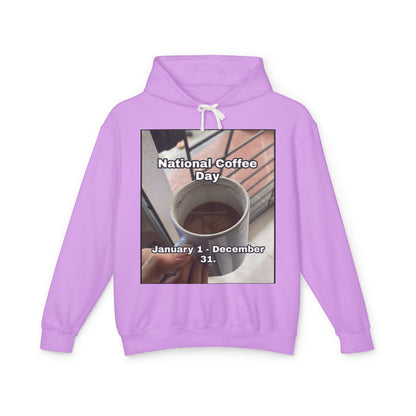 National Coffee Day Unisex Lightweight Hoodie