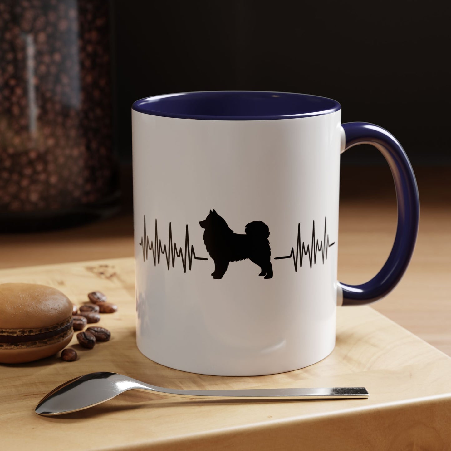 My Heart Beats For Samoyeds 2-Tone Coffee Mug
