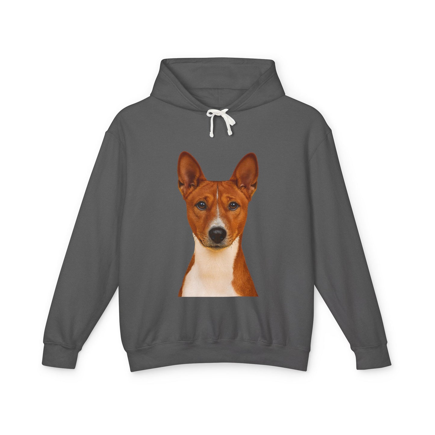 Basenji Head Unisex Lightweight Hoodie