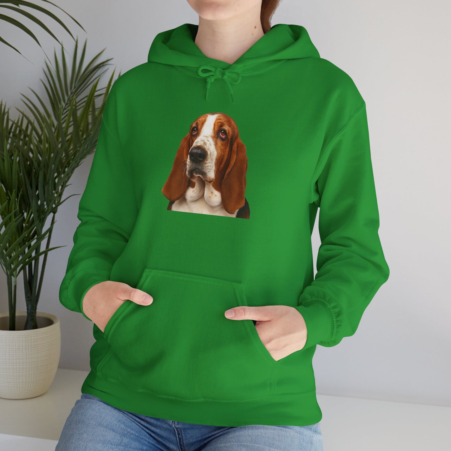 Basset Head Unisex Hoodie