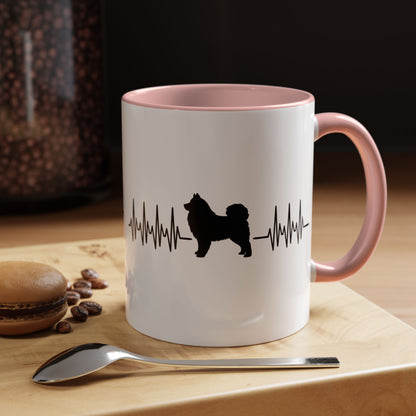 My Heart Beats For Samoyeds 2-Tone Coffee Mug