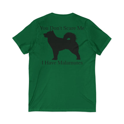 You Don't Scare Me Unisex Short Sleeve V-Neck Tee
