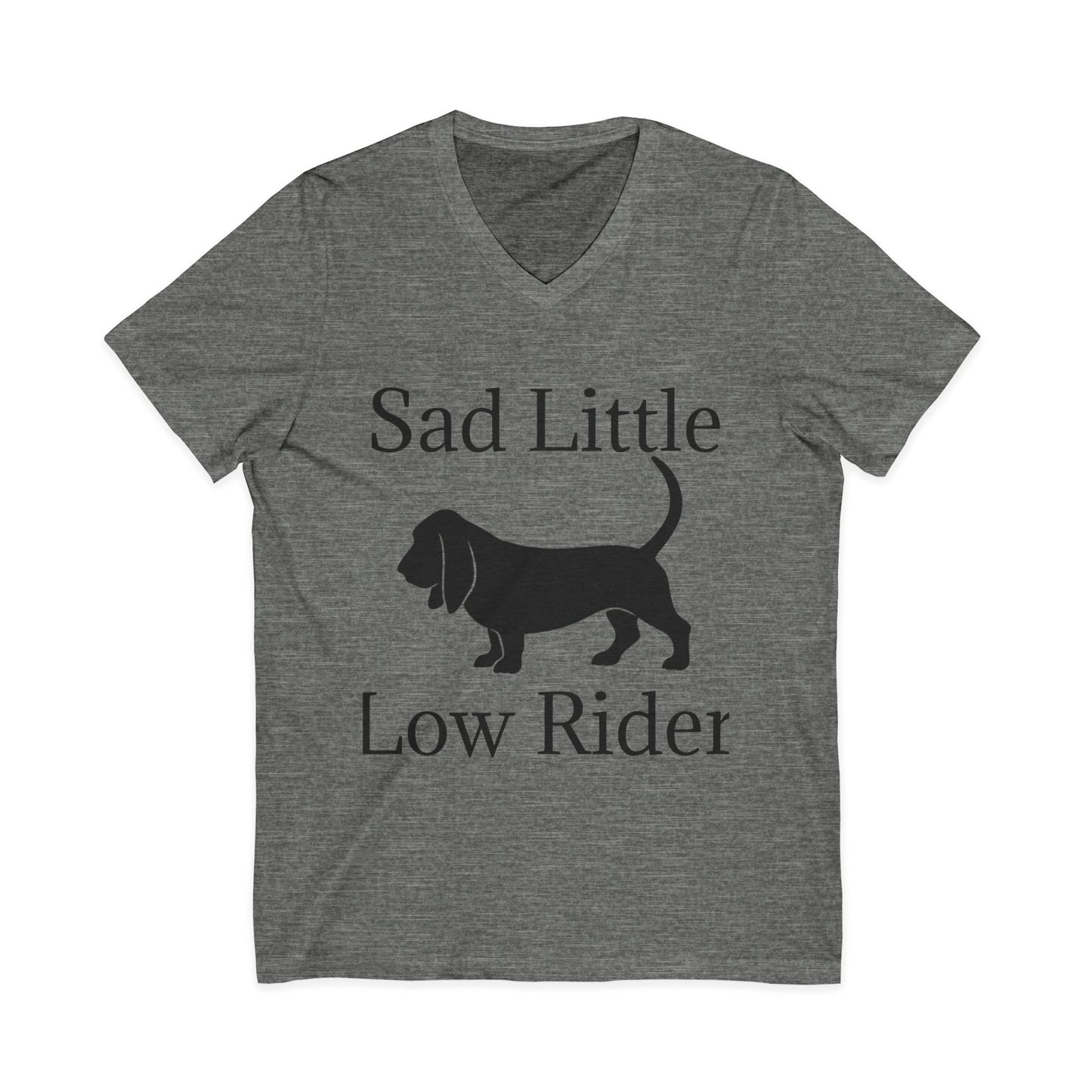 Sad Little Low Rider Unisex Short Sleeve V-Neck Tee