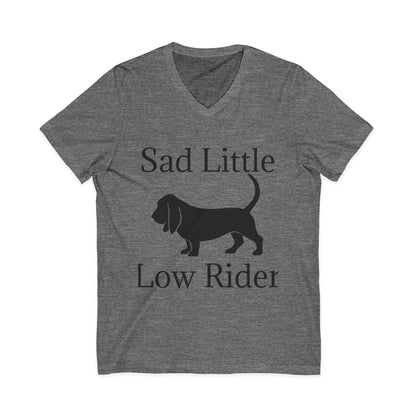 Sad Little Low Rider Unisex Short Sleeve V-Neck Tee