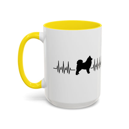 My Heart Beats For Samoyeds 2-Tone Coffee Mug
