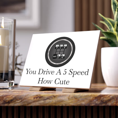 5 Speed How Cute Ceramic Photo Tile