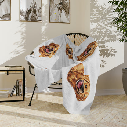 Golden Head Velveteen Microfiber Blanket