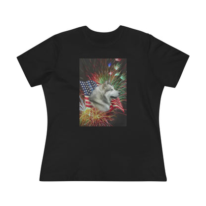 American Malamute Women's Short Sleeve Crewneck Tee