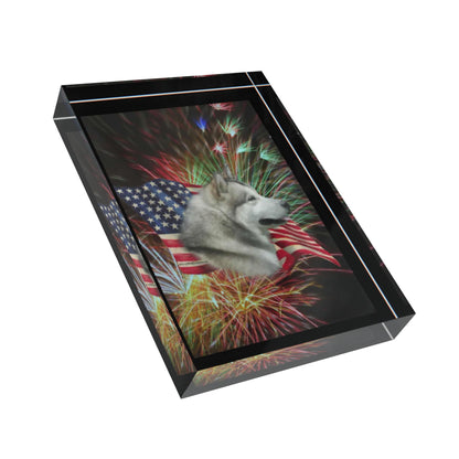 American Malamute Acrylic Photo Block