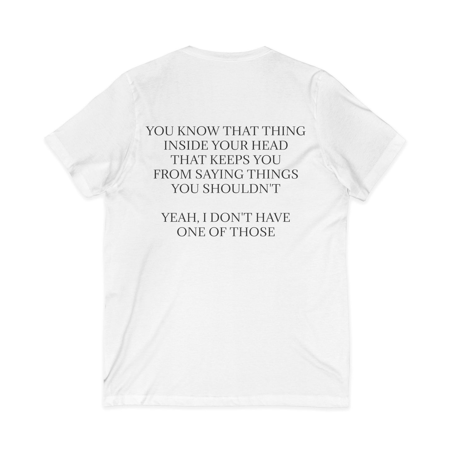 No Filter Unisex Short Sleeve V-Neck Tee