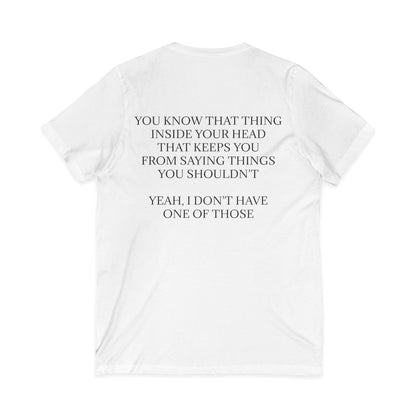 No Filter Unisex Short Sleeve V-Neck Tee