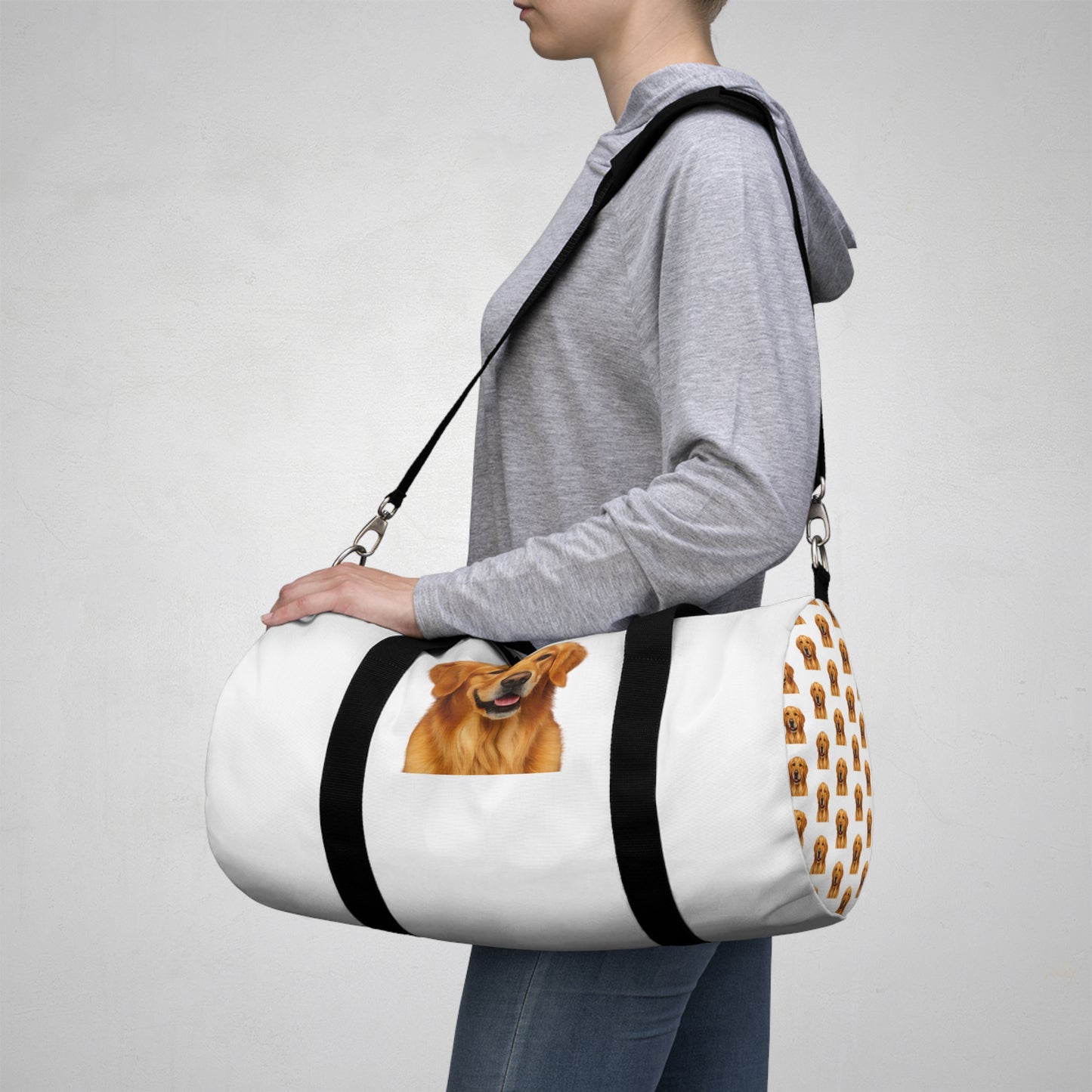 Golden Head Duffel Bag