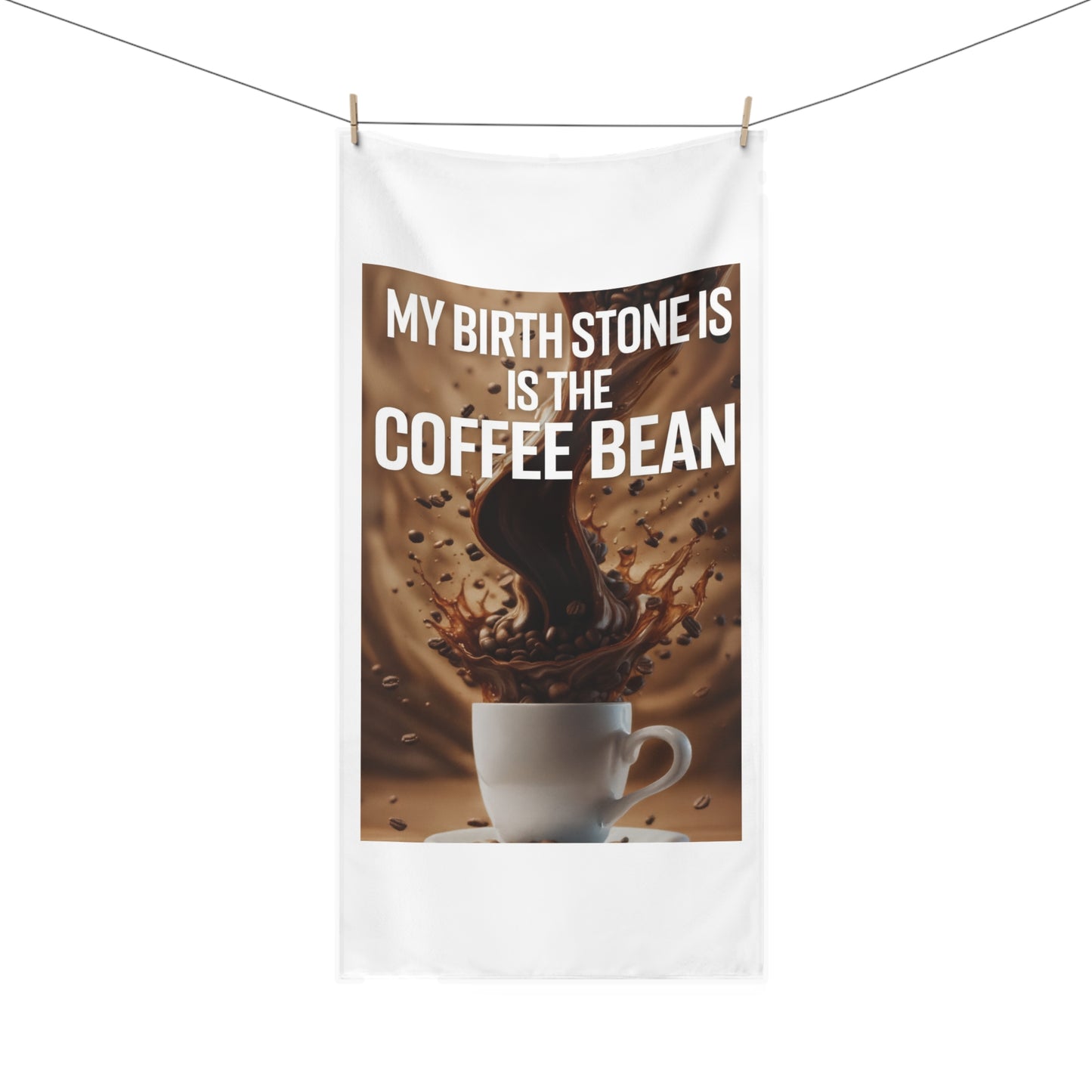 Birth Stone Mink-Cotton  Beach Towel