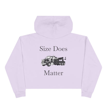 Size Does Matter Women's Crop Hoodie