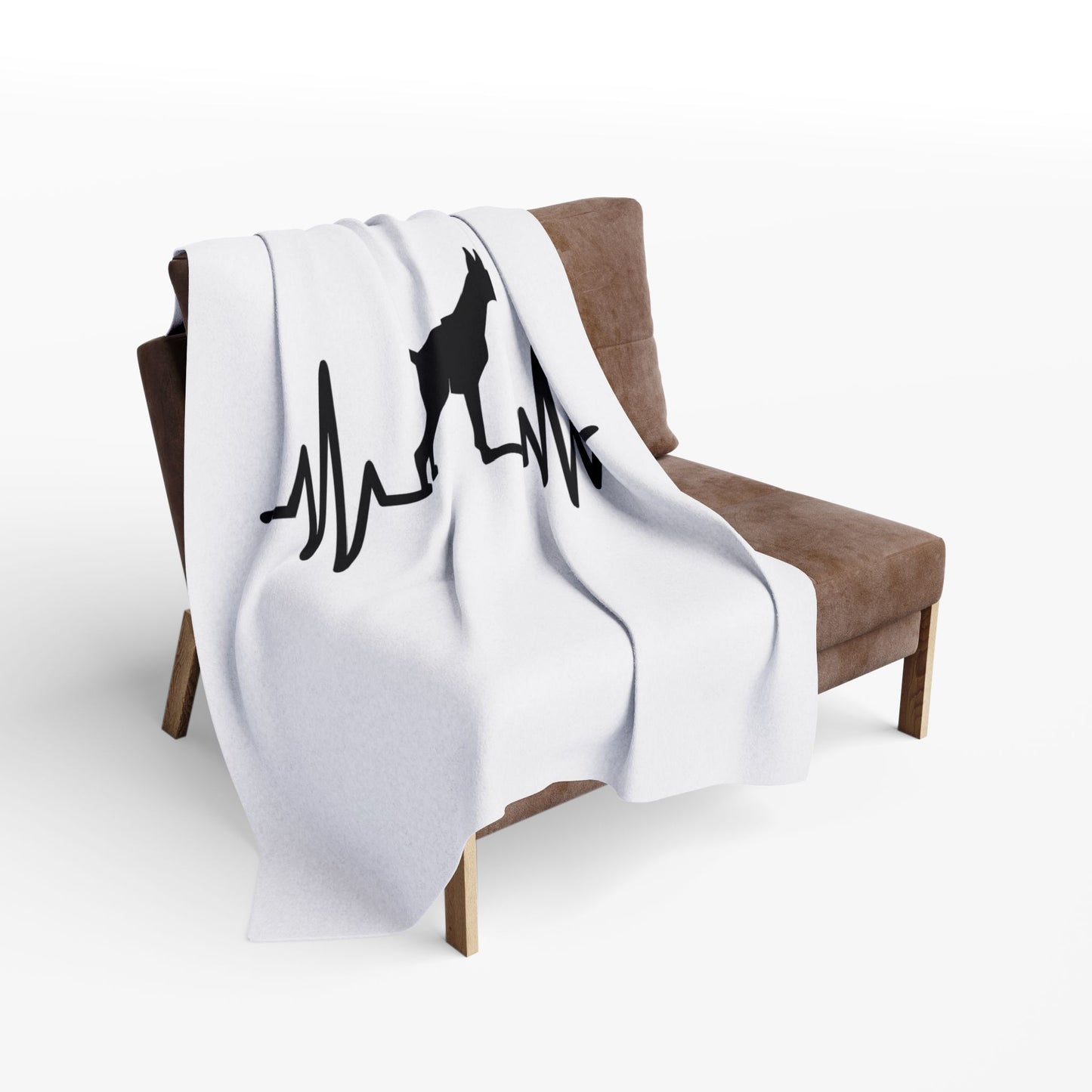 My Heart Beats For Dobermans Arctic Fleece Blanket