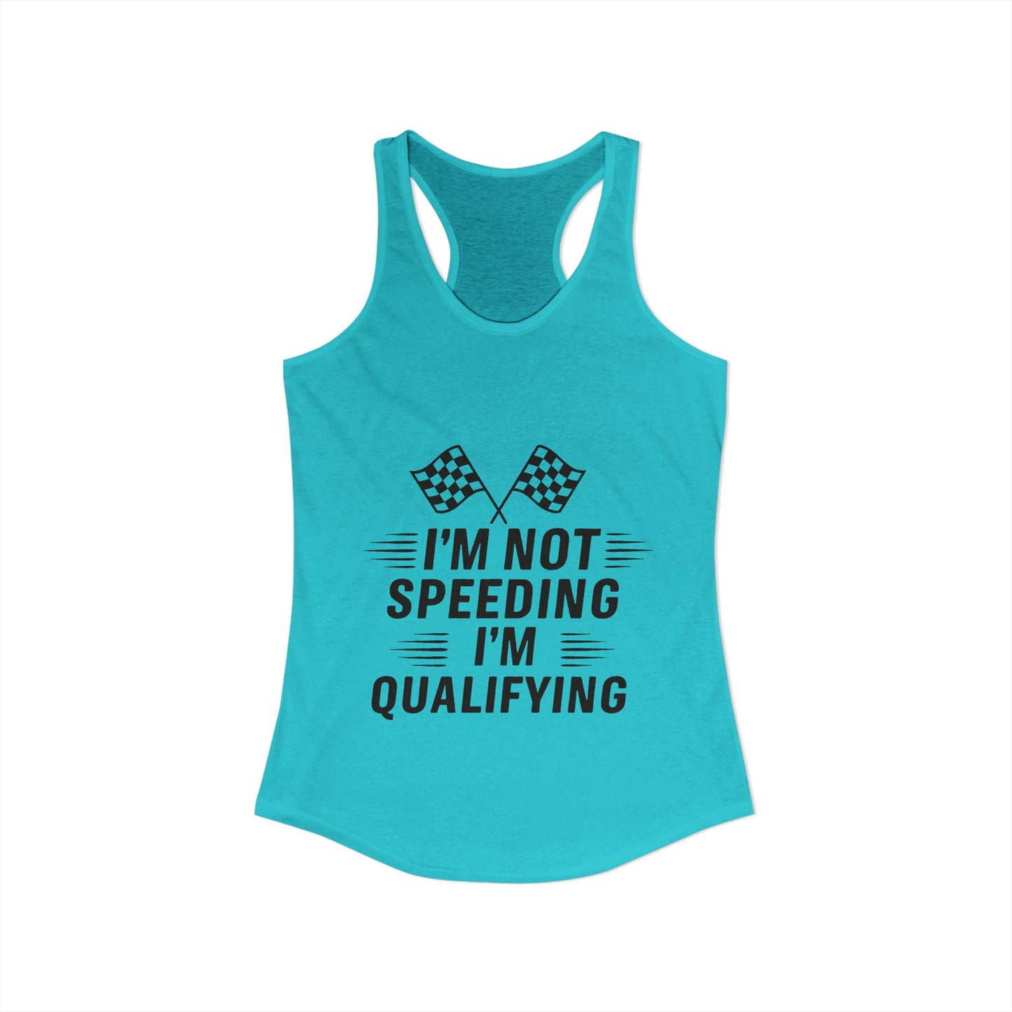 I'm Qualifying Women's Racerback Tank