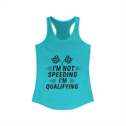 I'm Qualifying Women's Racerback Tank