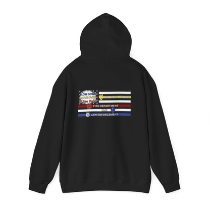 Slow Down Move Over Flag Unisex Hoodie