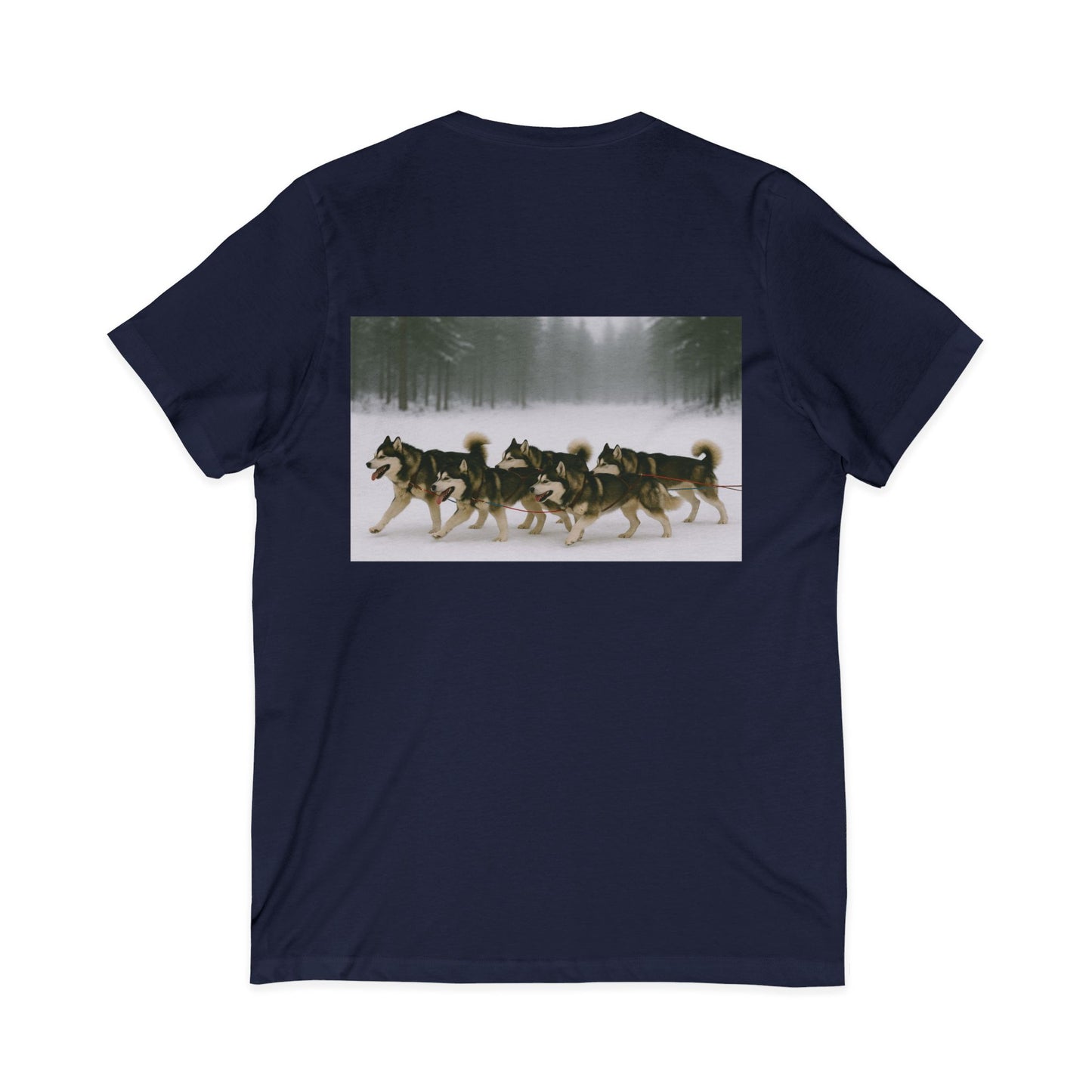 Mush On Unisex Short Sleeve V-Neck Tee