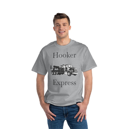 H**ker Express Heavy Tow Truck Men's Short-Sleeve Crewneck Tee
