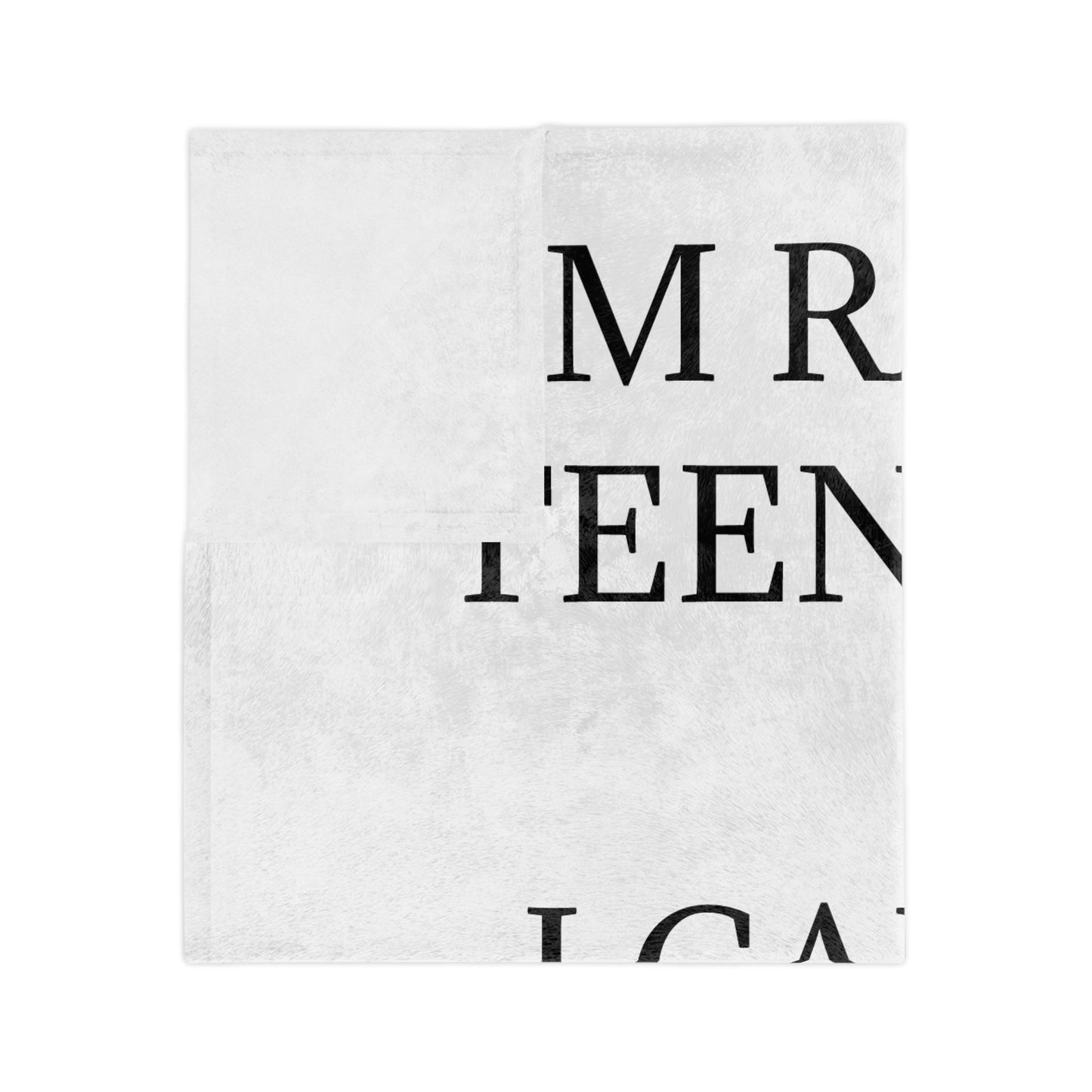 Raising Teenagers Velveteen Microfiber Blanket