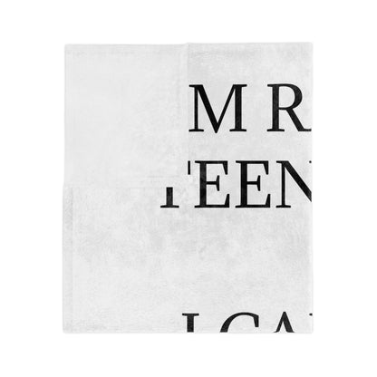 Raising Teenagers Velveteen Microfiber Blanket