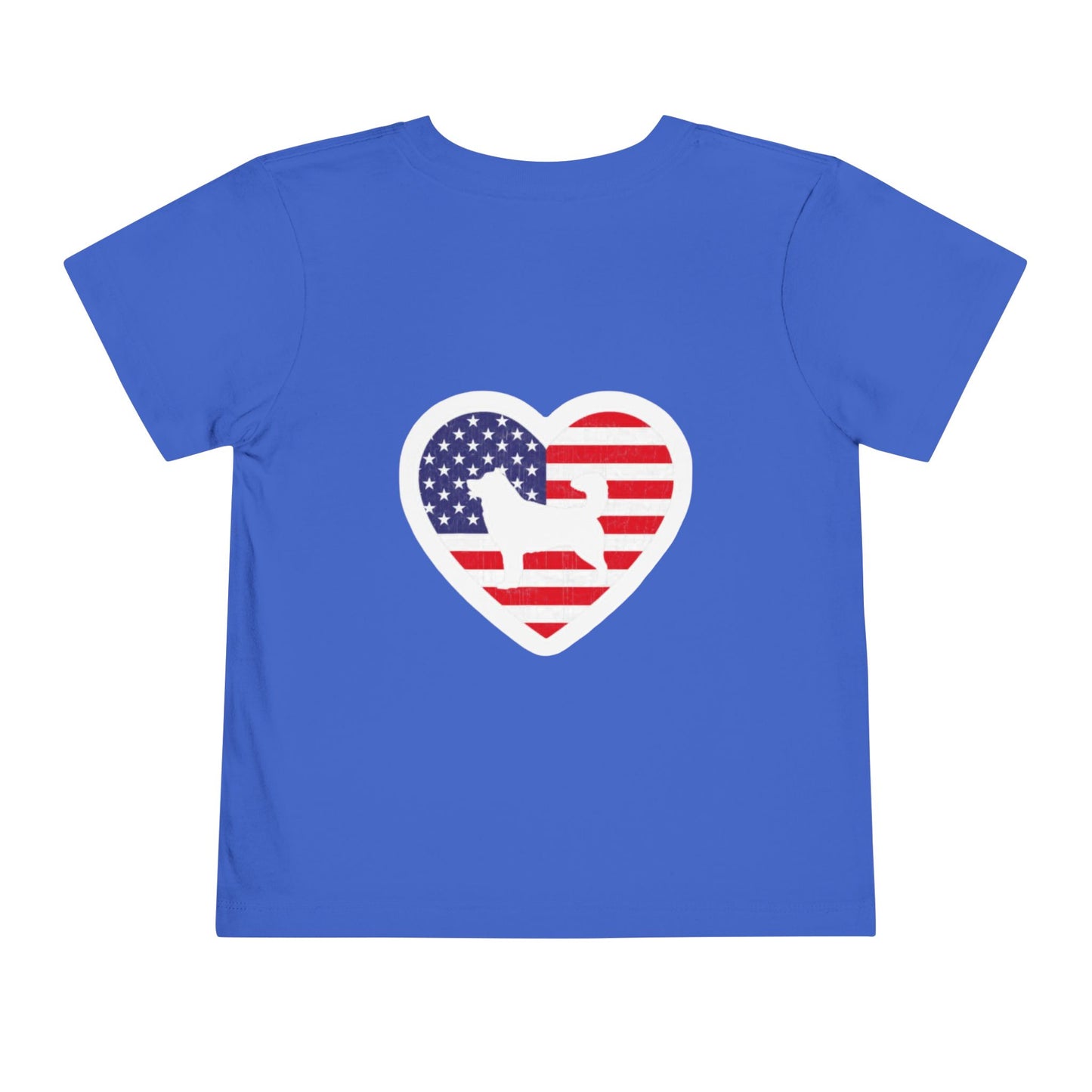 Malamute Flag Toddler Unisex Short Sleeve Crewneck Tee