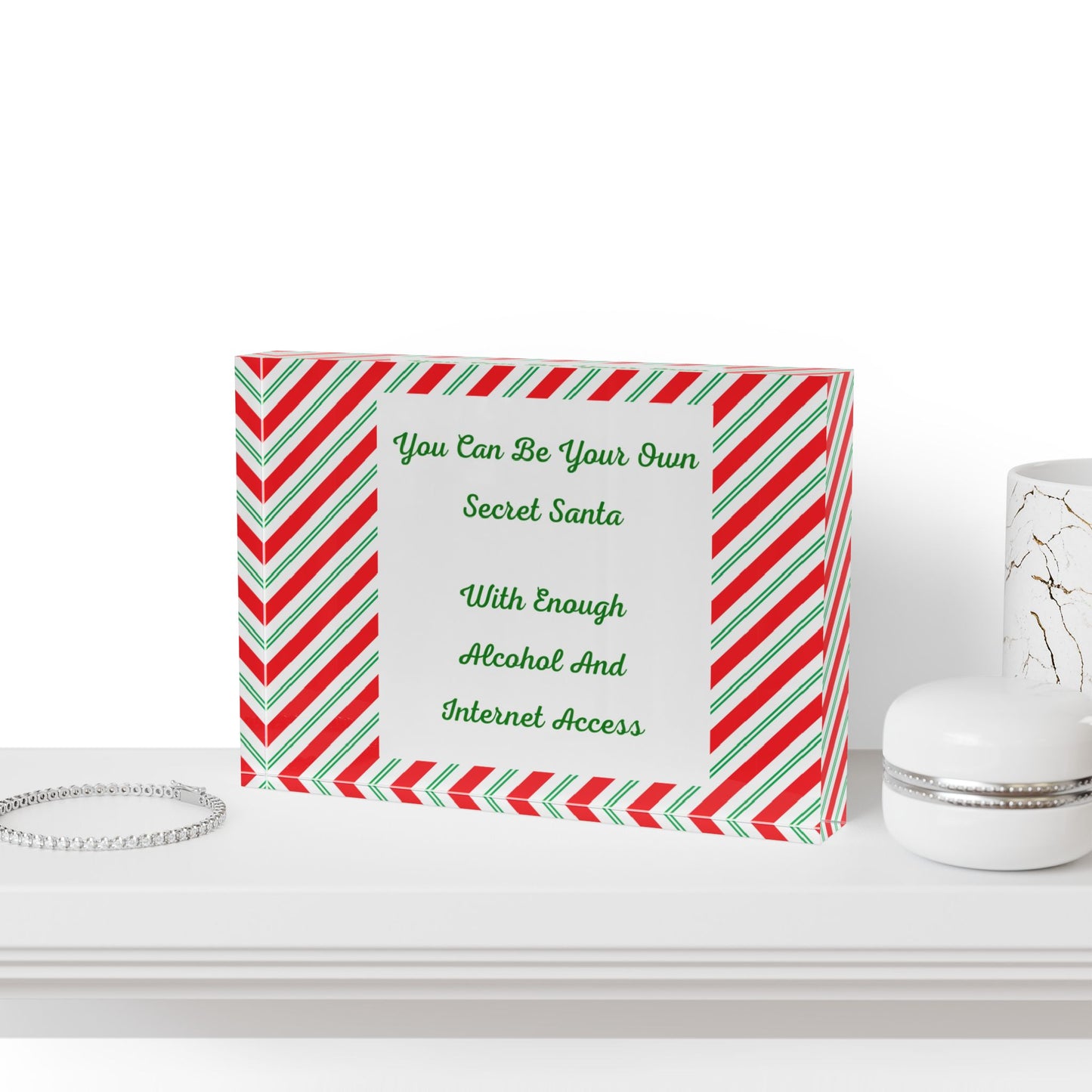 Your Own Secret Santa Acrylic Photo Block