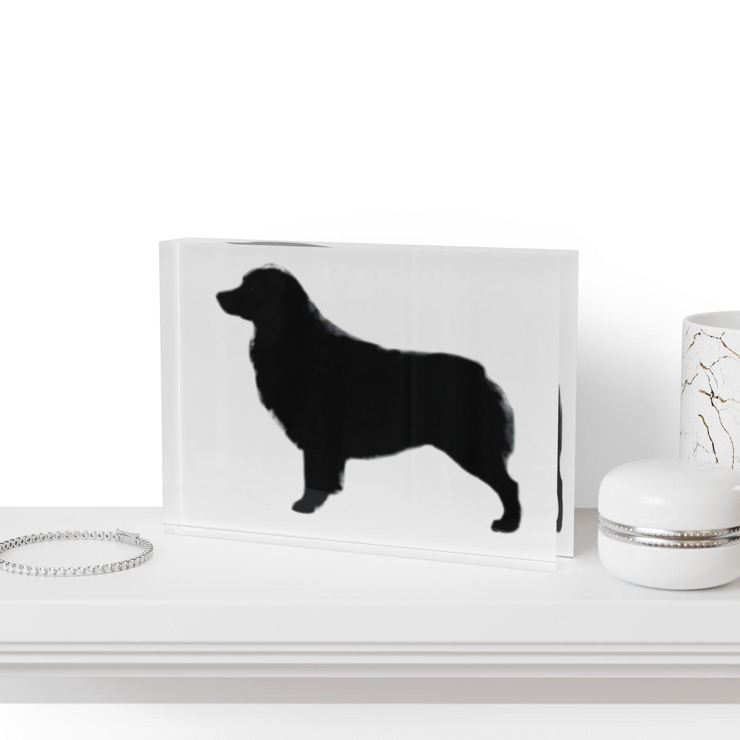 Aussie Silhouette Acrylic Photo Block