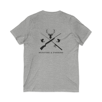 Hunting/Fishing Unisex Short Sleeve V-Neck Tee